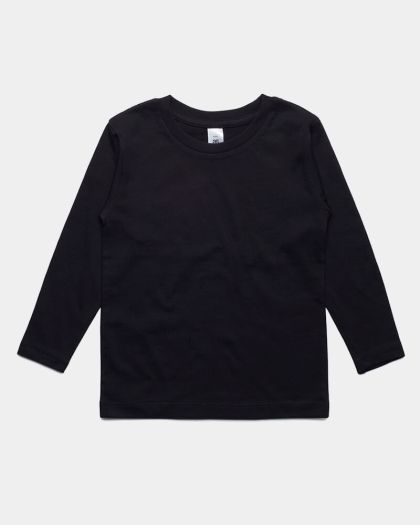 AS Colour Kids 3007 Long Sleeve Tee - Black
