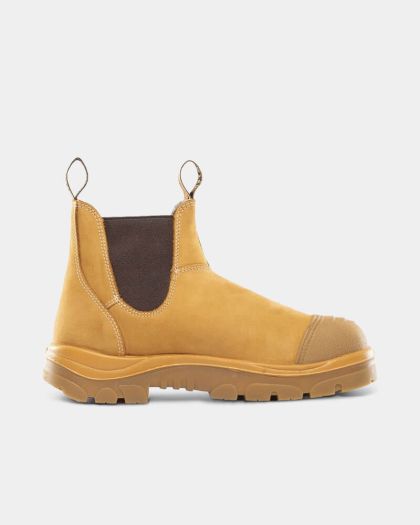Steel Blue Hobart Scuff Cap Safety Boot - Wheat