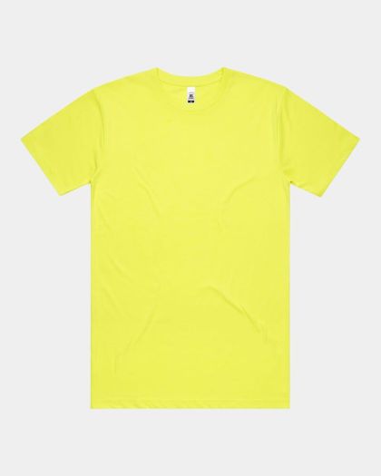 AS Colour 5050F Hi Vis Block Tee - Yellow