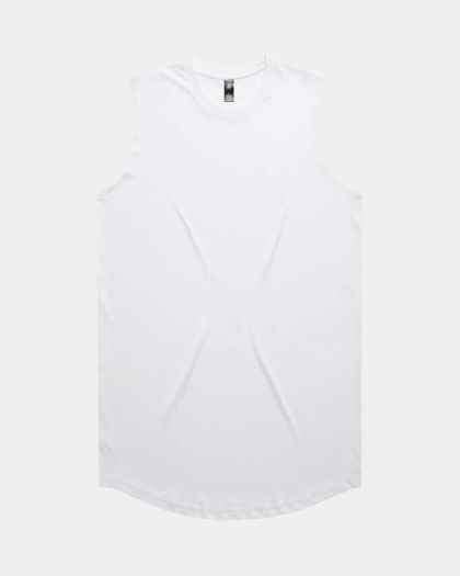 AS Colour 5091 Staple Curve Tank - White