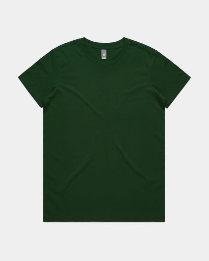 AS Colour 4001 Women's Maple Tee - Forest Green