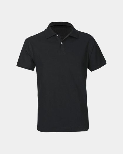 Biz Collection Neon Polo - Black