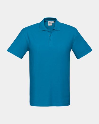 Biz Collection Crew Polo - Cyan