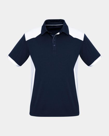Biz Collection Rival Polo - Navy/White