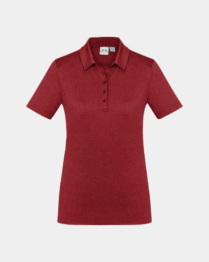 Biz Collection Women’s Aero Polo - Red