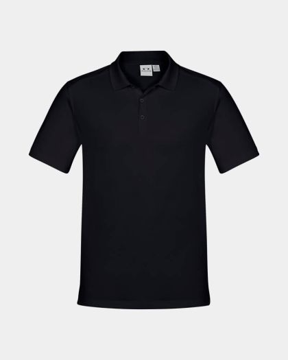 Biz Collection Aero Polo - Solid Black