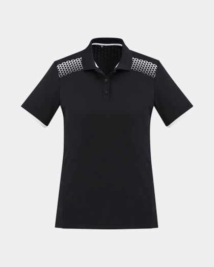 Biz Collection Women's Galaxy Polo - Black/White