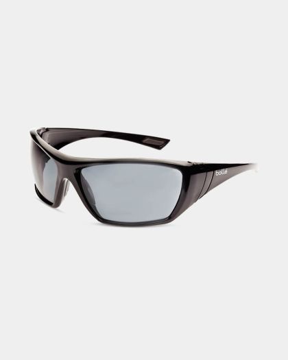 Bolle Hustler Safety Glasses - Smoke