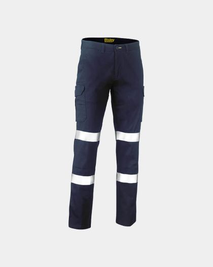 Bisley Taped Stretch Cotton Drill Cargo Pants