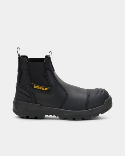 CAT Striver XL Elastic Side Safety Boot- Black