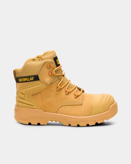 CAT Striver XL 6" Waterproof Zip Safety Boot - Honey
