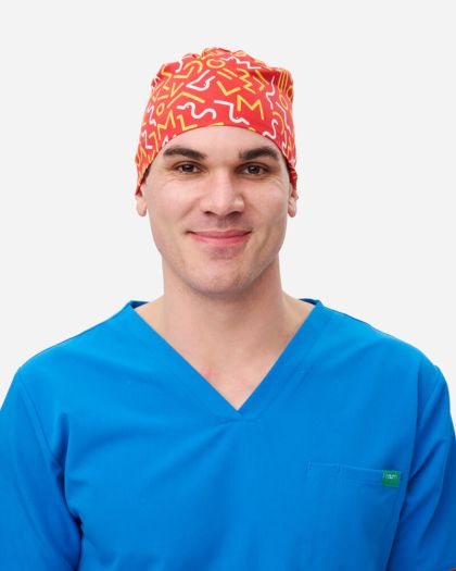 Epoch Scrub Cap - Red
