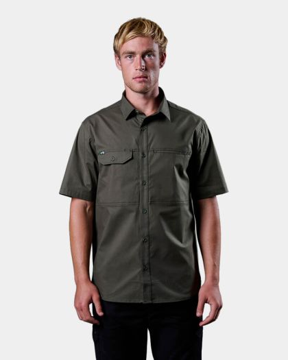 FXD SSH-3 Vented Tech Short Sleeve Shirt - Green