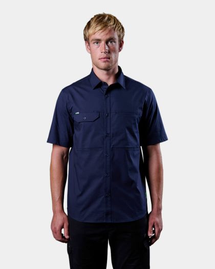 FXD SSH-3 Vented Tech Short Sleeve Shirt - Navy
