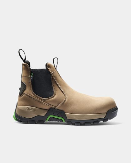 FXD WB-4 Elastic Side Safety Boot - Stone