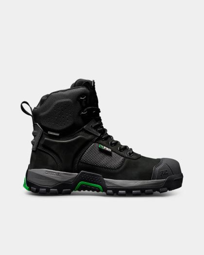 FXD WB-1WP Waterproof Zip Sided Safety Boot - Black