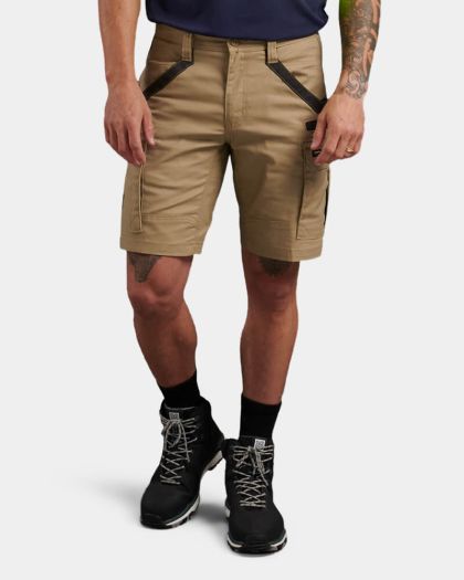 King Gee Tradies Stretch Cargo Short - Khaki