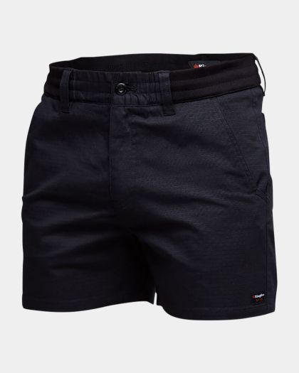 King Gee Comfort Waist Short Short - Black