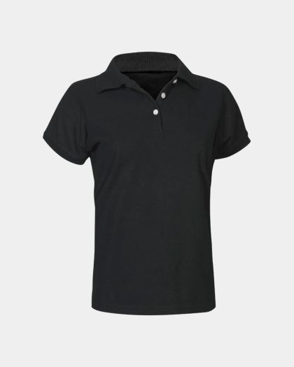 Biz Collection Women's Neon Polo - Black