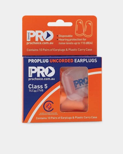 Pro Choice ProBullet Disposable Uncorded Earplugs - 10 Pack