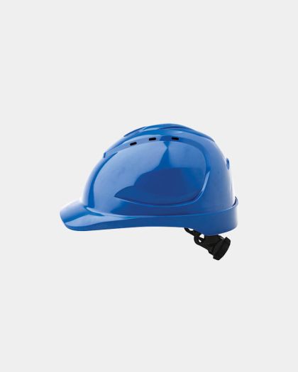 Pro Choice V9 Hard Hat with Ratchet Harness - Blue