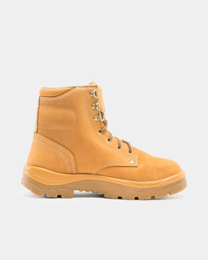 Steel Blue Argyle Lace Up Safety Boot