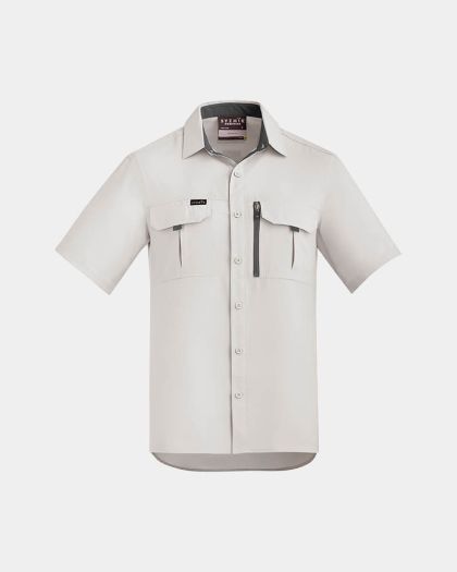 Syzmik Outdoor Short Sleeve Shirt - Natural
