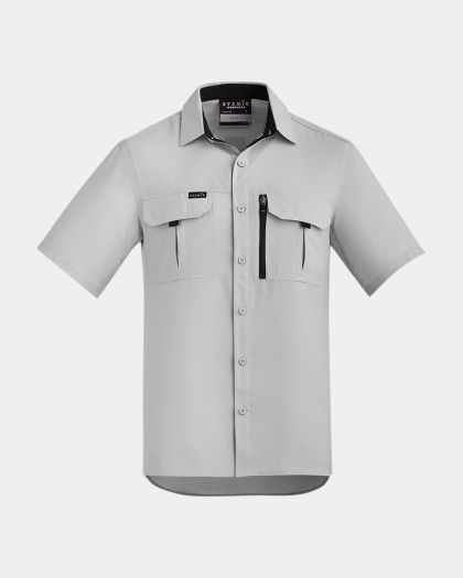 Syzmik Outdoor Short Sleeve Shirt - Stone