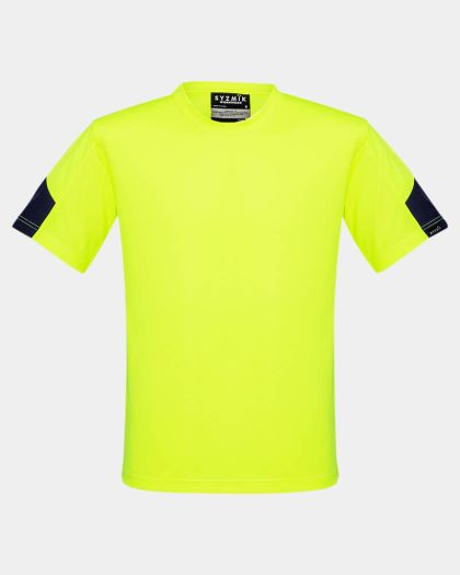 Syzmik Hi Vis Squad T-shirt - Yellow/Navy