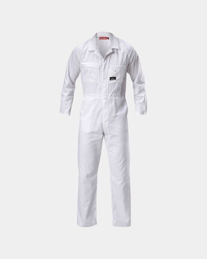 Hard Yakka Lightweight Cotton Drill Coverall - White