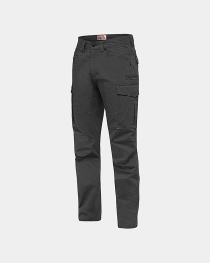 Hard Yakka 3056 Ripstop Slim Fit Cotton Cargo Pant - Charcoal