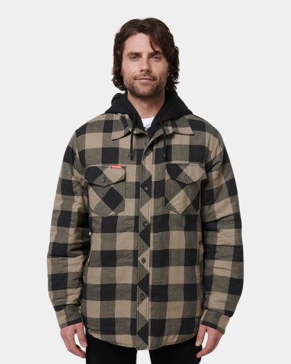 Hard Yakka Quilted Flannel Shacket