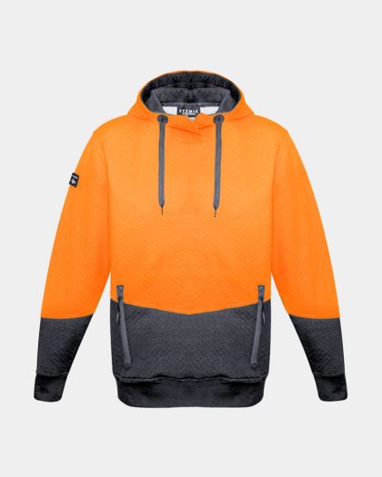 Syzmik Hi Vis Unisex Textured Jacquard Hoodie