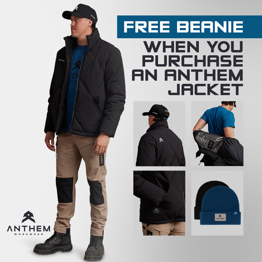 FREE Beanie with Anthem jacket