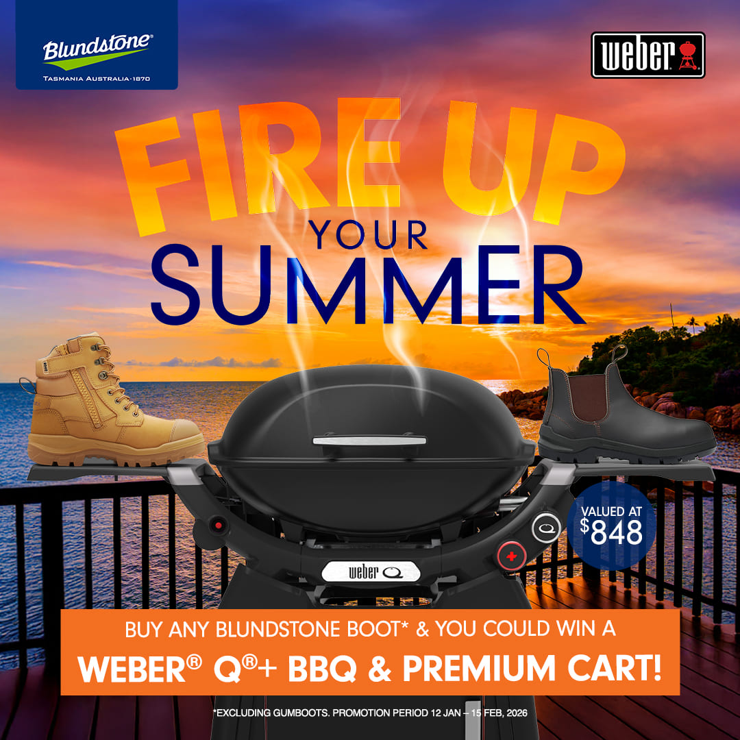 Win a Weber BBQ with Blundstone
