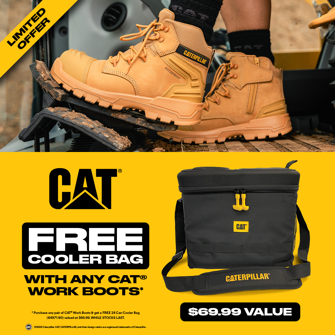 FREE CAT Cooler bag with any CAT boot purchase